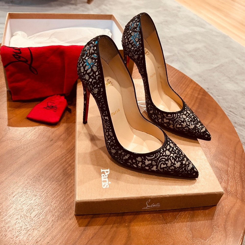 Christian Louboutin rare cut design pumps Heels 120